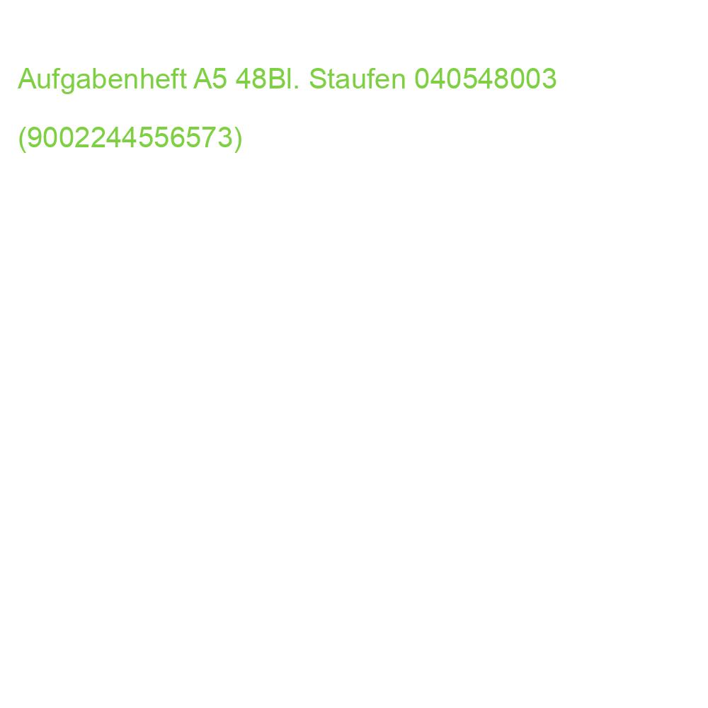 Hausaufgabenheft A5, 48 Blatt 80 g qm STAUFEN STYLE 040548003 (9002244556573)