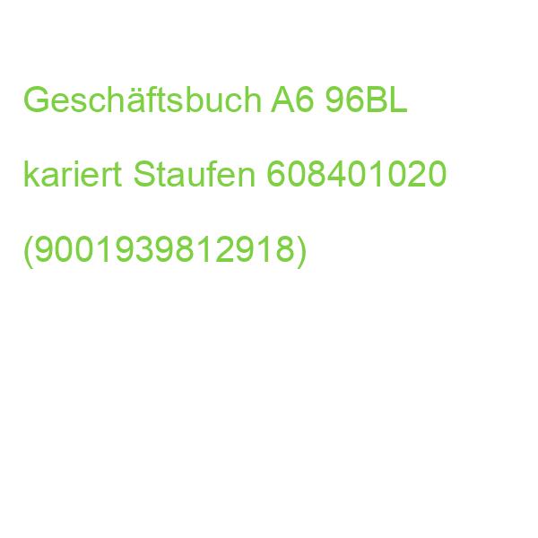 Geschäftsbuch A6, 96 Blatt 70g qm 5 mm kariert STAUFEN STYLE 608401020 (9001939812918)