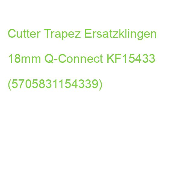 Trapezklingen für Universalmesser 5 Stück Q-CONNECT KF15433 (5705831154339)