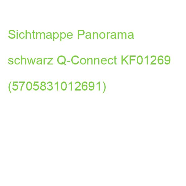 Sichthüllenmappe Panorama 60 Hüllen schwarz Q-CONNECT KF01269 (5705831012691)