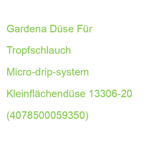 Gardena Düse Für Tropfschlauch Micro-drip-system Kleinflächendüse, 10 St. 13306-20 (4078500059350)