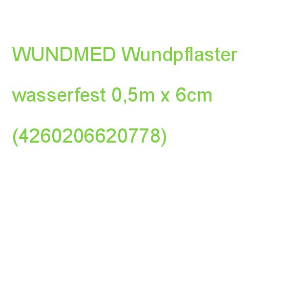 WUNDMED Wundpflaster wasserfest 0,5mx6cm