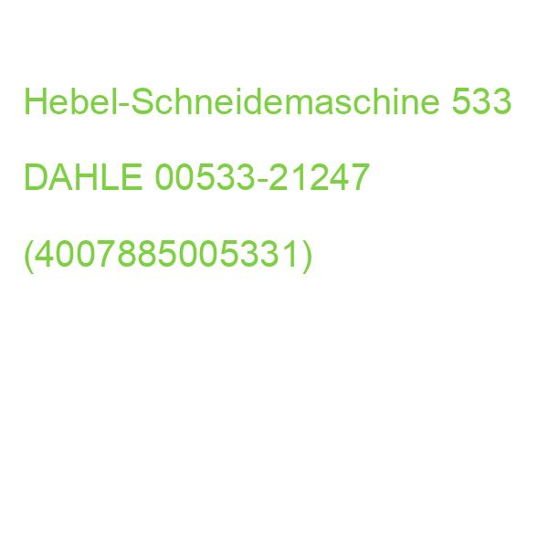 Hebelschneidemaschine 533 Schnittlänge 340 mm DAHLE 00533-21247 (4007885005331)
