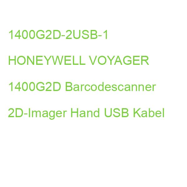 1400G2D-2USB-1 HONEYWELL Voyager 1400G2D Barcodescanner USB Kabel 2D-Imager Hand