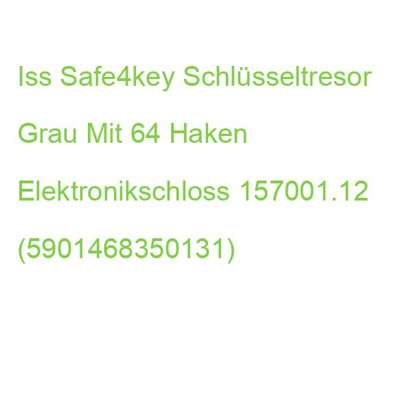 Iss Safe4key Schlüsseltresor Grau Mit 64 Haken Elektronikschloss 157001.12 (5901468350131)