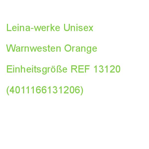 Leina-werke Unisex Warnwesten Orange Einheitsgröße REF 13120 (4011166131206)