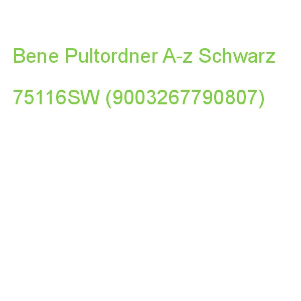 Bene Pultordner A-z Schwarz 75116SW (9003267790807)