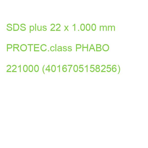 SDS plus 22 x 1.000 mm PROTEC.CLASS PHABO 221000 (4016705158256)
