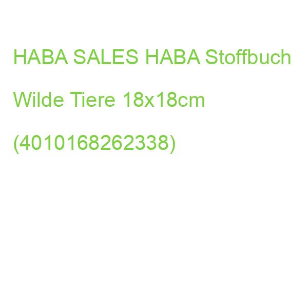 HABA_SALES HABA Stoffbuch Wilde Tiere 18x18cm (4010168262338)