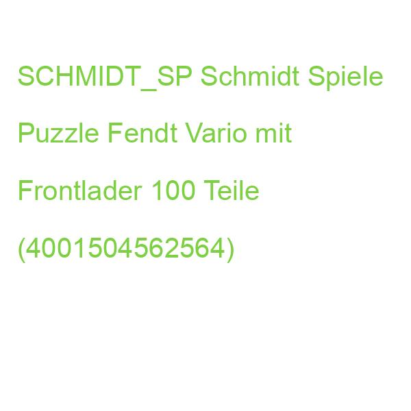 SCHMIDT_SP Puzzle Fendt Vario mit Frontlader 100 Teile (4001504562564)
