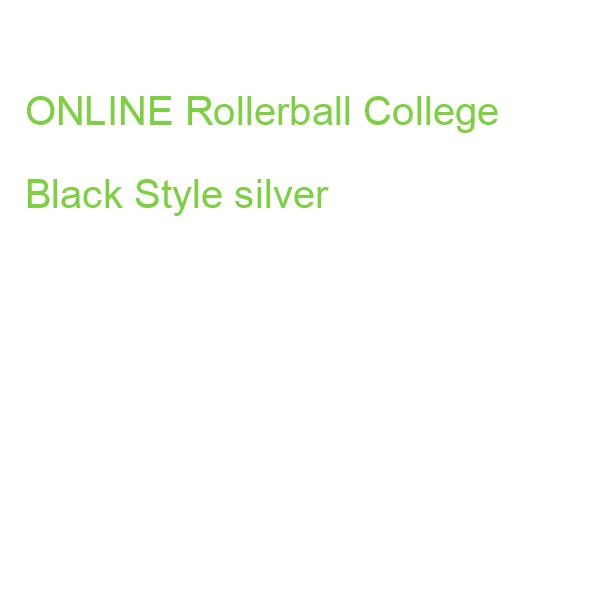 ONLINE Rollerball College Black Style silver
