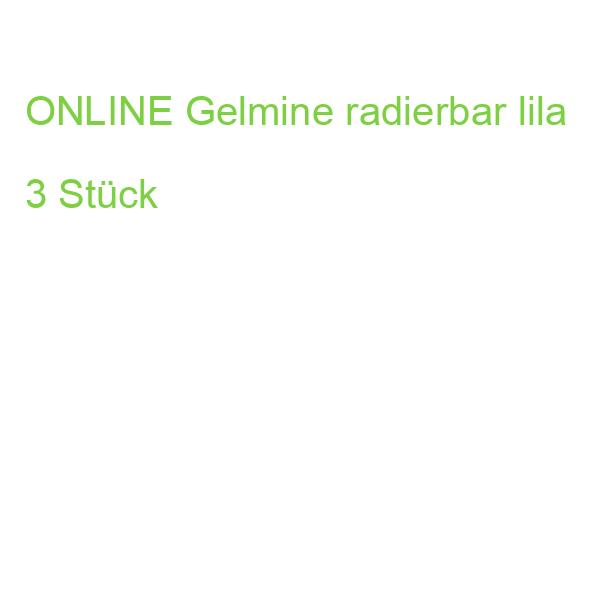 ONLINE Gelminen magiXX 0,7mm radierbar lila 3 Stück