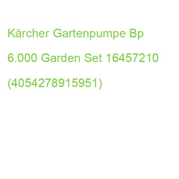 Kärcher Gartenpumpe Bp 6.000 Garden Set 1000 W 16457210 (4054278915951)