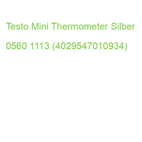 Testo Mini Thermometer Silber 0560 1113 (4029547010934)