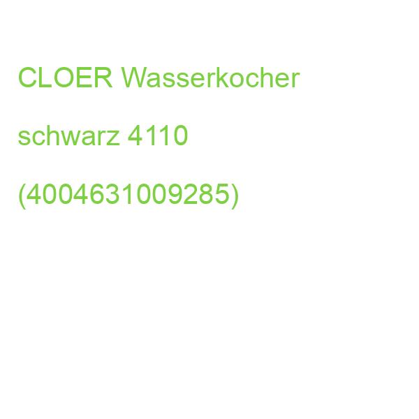 Wasserkocher schwarz CLOER 4110 (4004631009285)