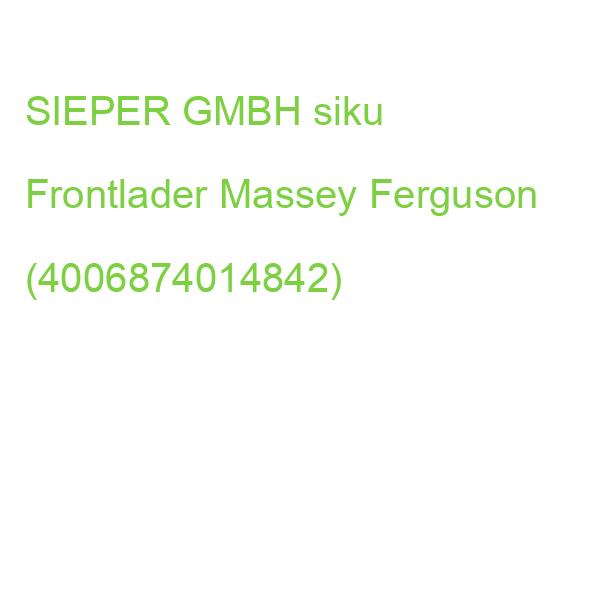 SIEPER siku Frontlader Massey Ferguson (4006874014842)