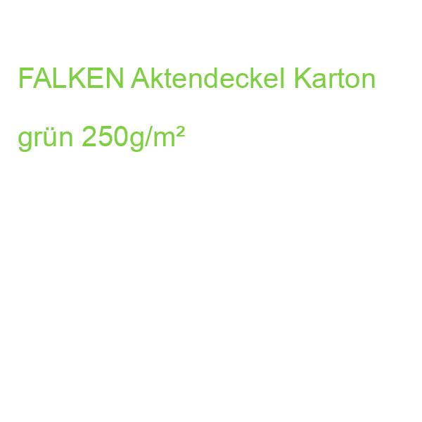 FALKEN Aktendeckel Karton grün 250g/m²