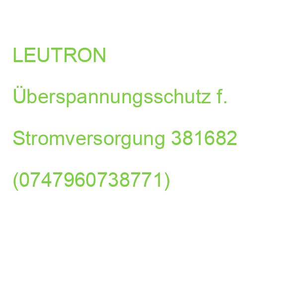 LT ZP ST T1+2+3/3+1-275-7.5kA LEUTRON Überspannungsschutz f. Stromversorgung 381682 (0747960738771)