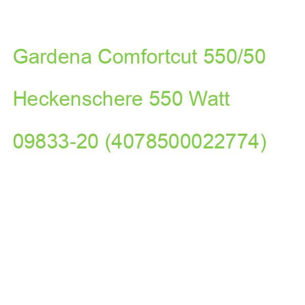 Gardena Comfortcut 550/50 Heckenschere 550 Watt 09833-20 (4078500022774)
