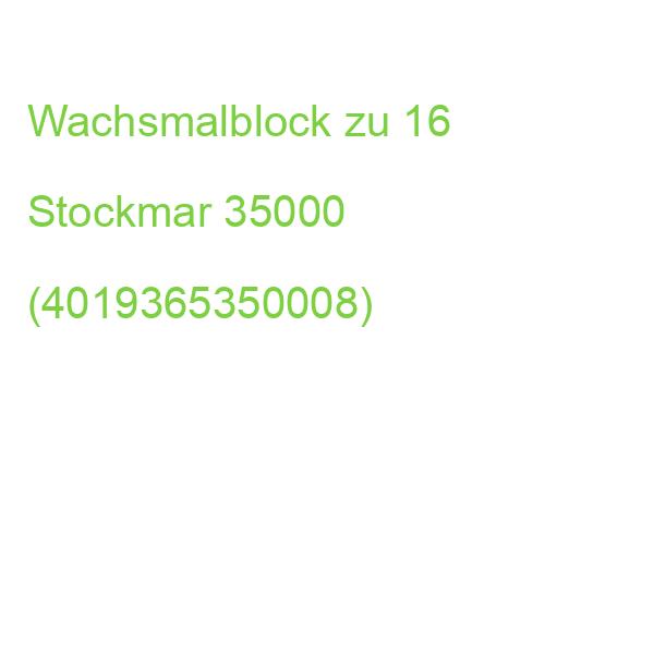 Wachsmalblöcke 16 Farben STOCKMAR 35000 (4019365350008)
