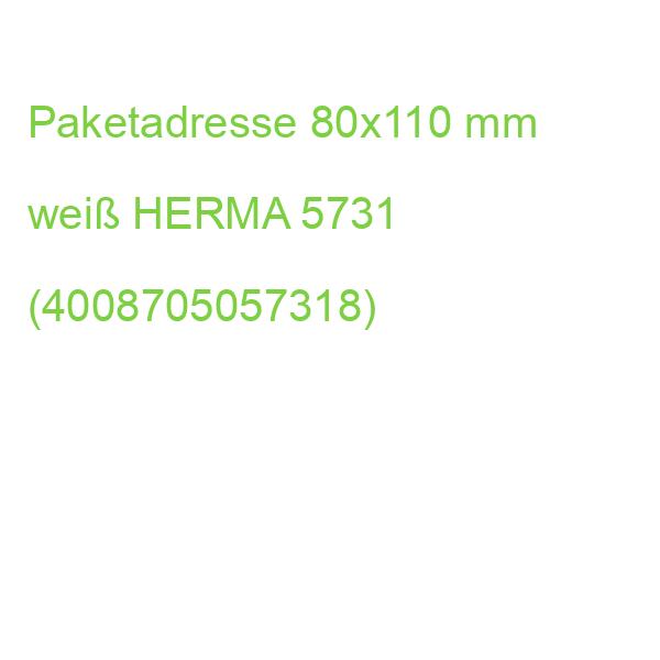 Textetiketten Paketadressen 80x110 mm 8 St. HERMA 5731 (4008705057318)