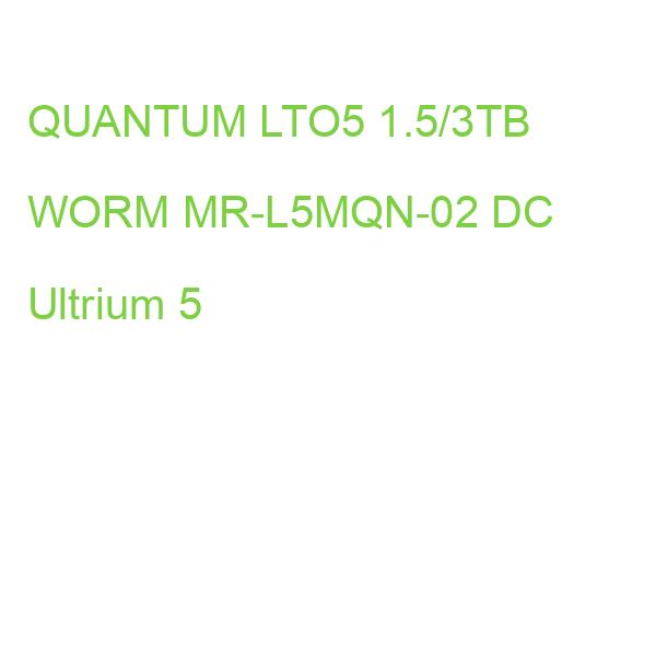 QUANTUM LTO5 1.5/3TB WORM MR-L5MQN-02 DC Ultrium 5