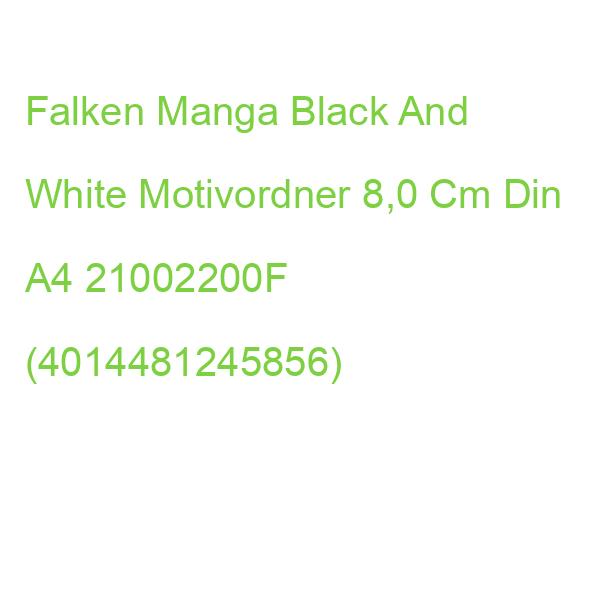 Falken Manga Black And White Motivordner 8,0 Cm Din A4 21002200F (4014481245856)
