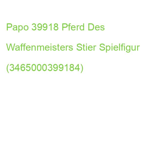 Papo 39918 Pferd Des Waffenmeisters Stier Spielfigur (3465000399184)