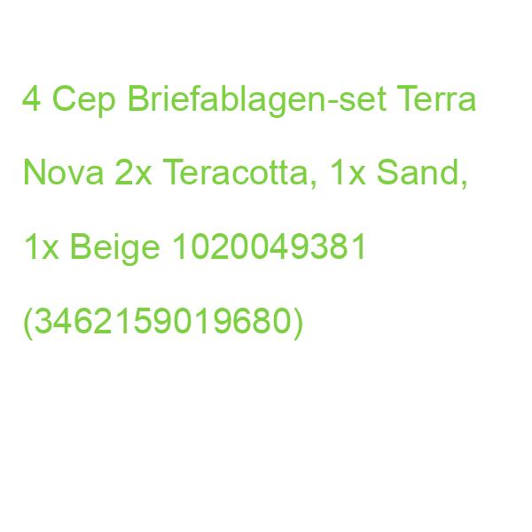 4 Cep Briefablagen-set Terra Nova 2x Teracotta, 1x Sand, 1x Beige 1020049381 (3462159019680)