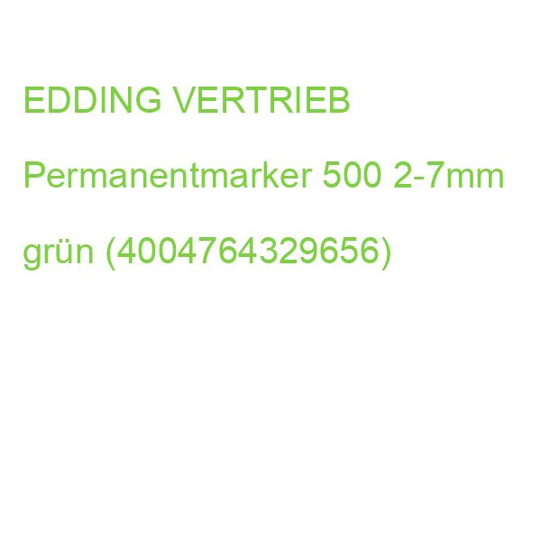 edding Permanentmarker 500 grün 2-7mm