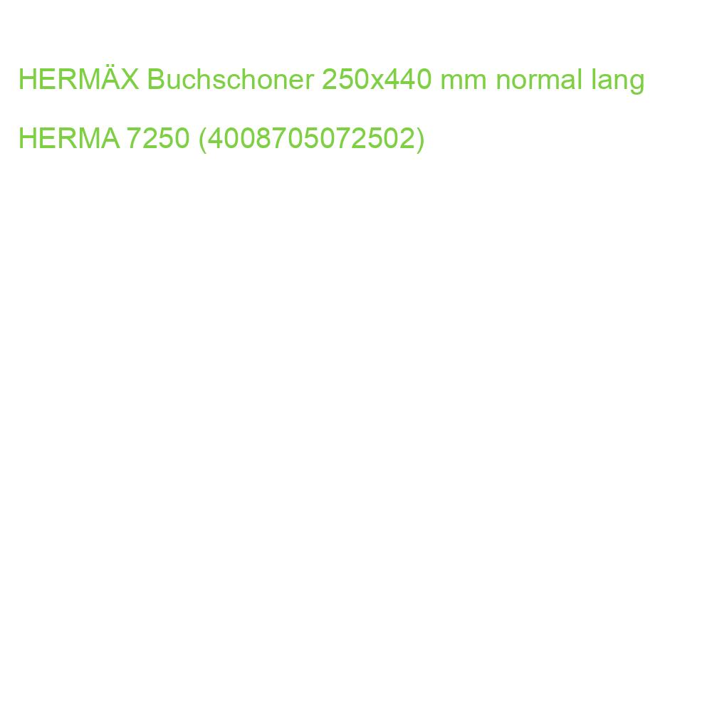 HERMÄX Buchschoner 250x440 mm normal lang HERMA 7250 (4008705072502)
