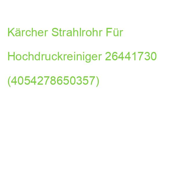 Kärcher Strahlrohr Für Hochdruckreiniger 26441730 (4054278650357)