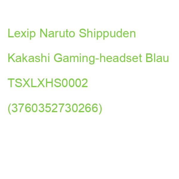 Lexip Naruto Shippuden Kakashi Gaming-headset Blau TSXLXHS0002 (3760352730266)