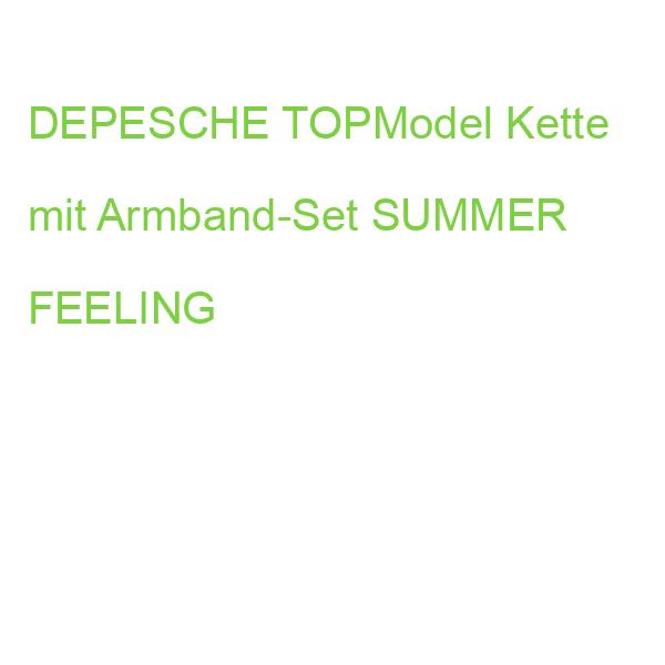 DEPESCHE TOPModel Kette mit Armband-Set SUMMER FEELING
