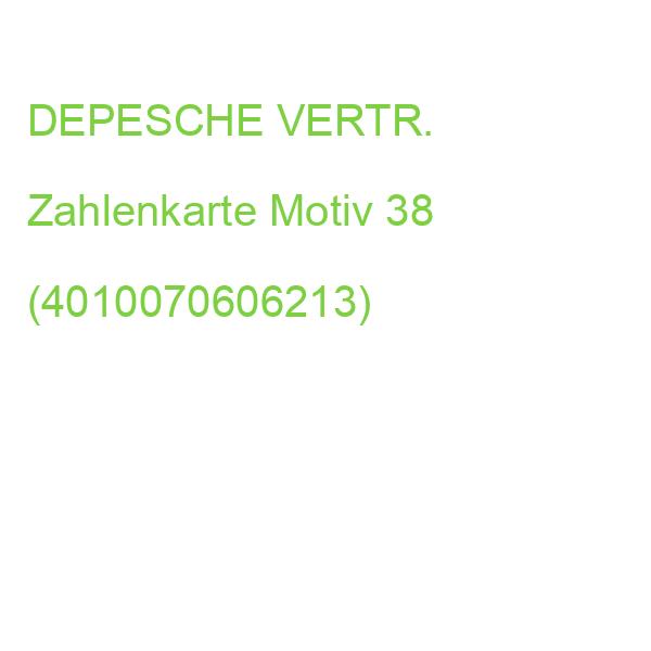 DEPESCHE Zahlenkarte Motiv 38