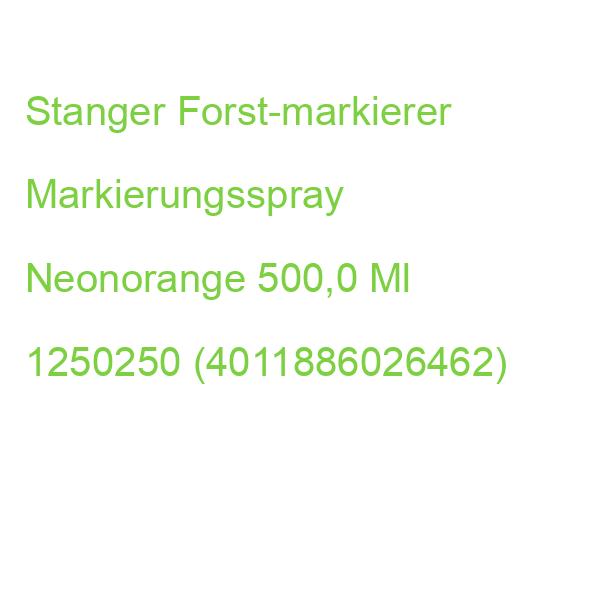 Stanger Forst-markierer Markierungsspray Neonorange 500,0 Ml 1250250 (4011886026462)