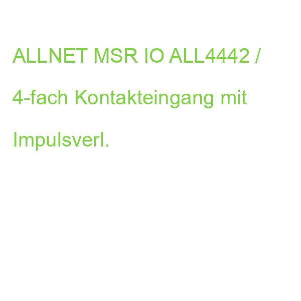 ALLNET MSR IO ALL4442 / 4-fach Kontakteingang mit Impulsverl.