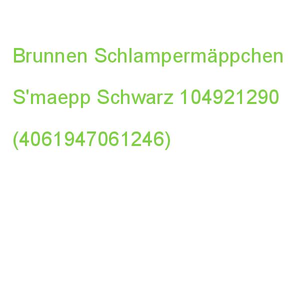 Brunnen Schlampermäppchen S'maepp Schwarz, 20,0 X 4,5 Cm 104921290 (4061947061246)