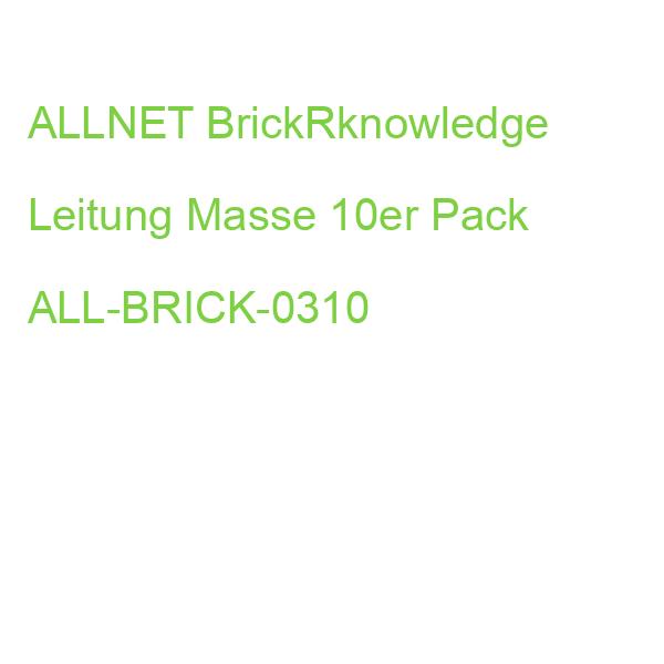 ALLNET BrickRknowledge Leitung Masse 10er Pack ALL-BRICK-0310