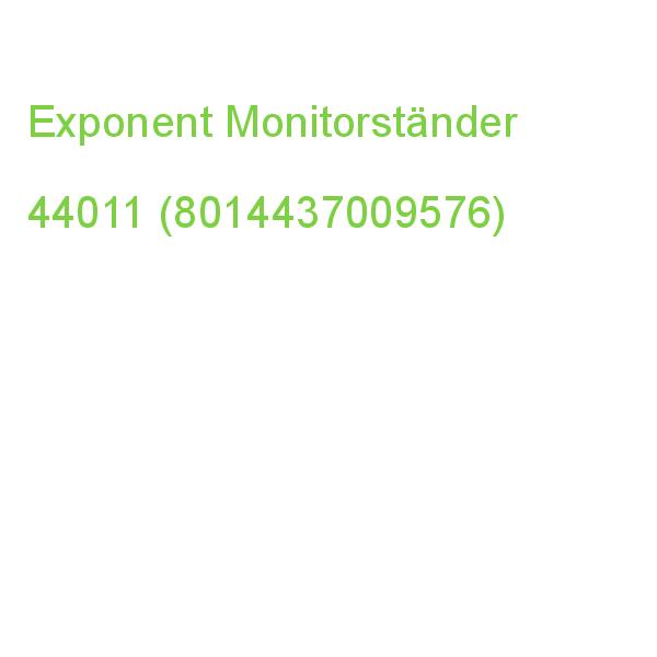 Exponent Monitorständer Schwarz 44011 (8014437009576)