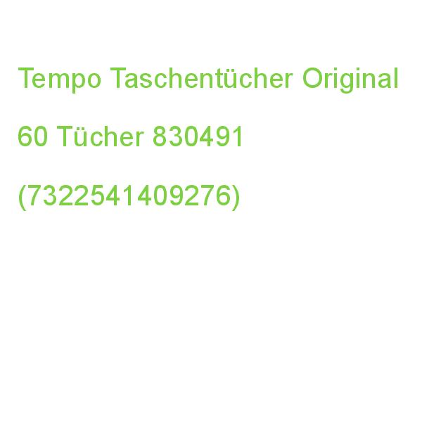 Tempo Taschentücherbox Original 4-lagig Weiß, 60 Tücher 830491 (7322541409276)