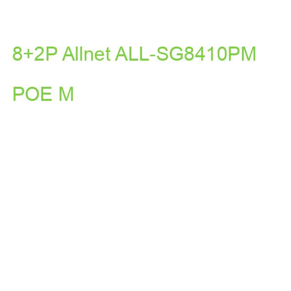 8+2P Allnet ALL-SG8410PM POE M
