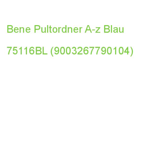 Bene Pultordner A-z Blau 75116BL (9003267790104)