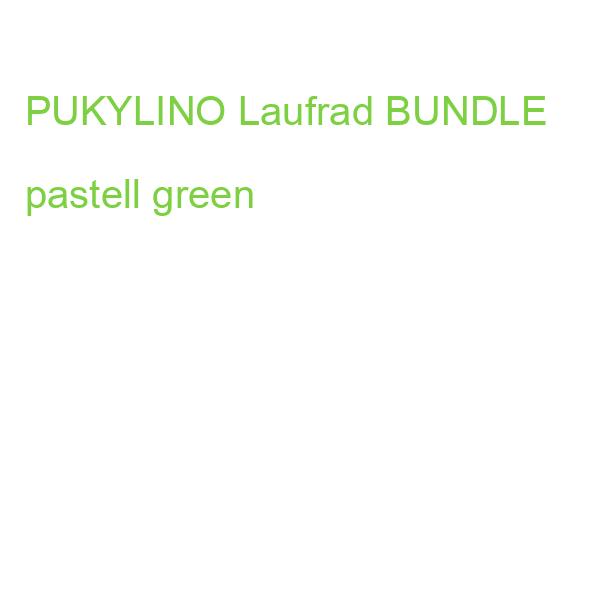 PUKYLINO Laufrad BUNDLE pastell green