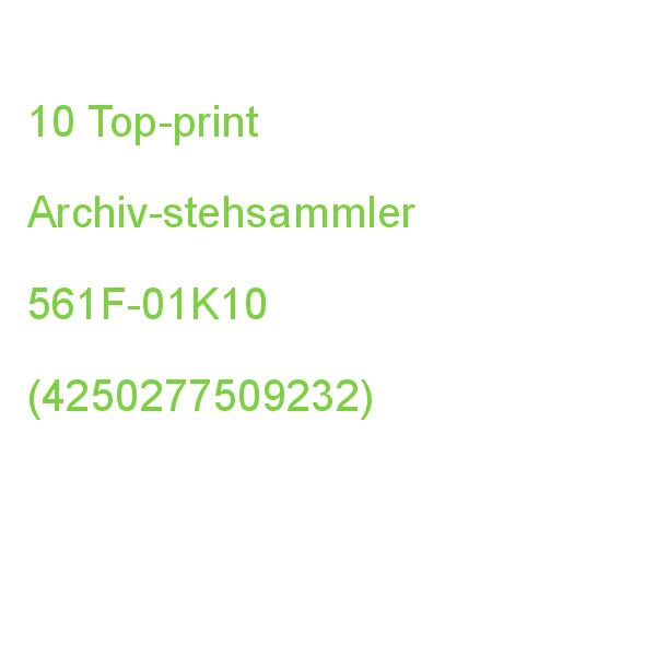 10 Top-print Archiv-stehsammler Weiß 561F-01K10 (4250277509232)