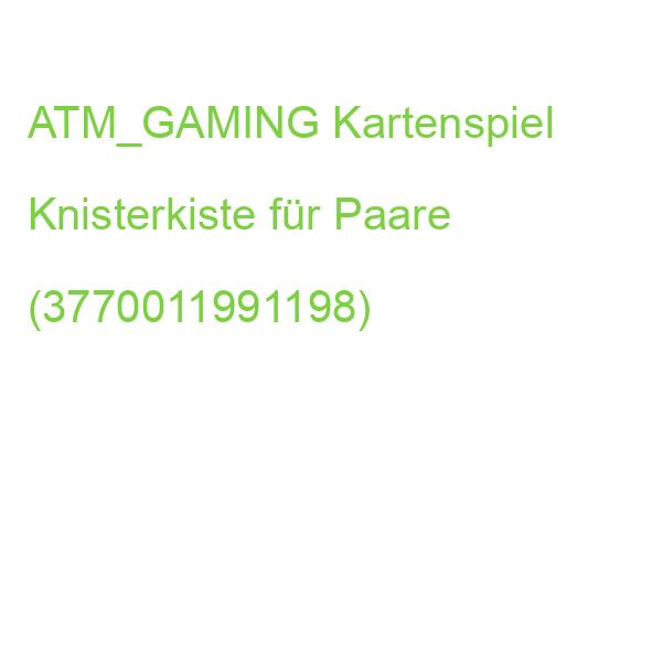 ATM_GAMING Kartenspiel Knisterkiste für Paare (3770011991198)