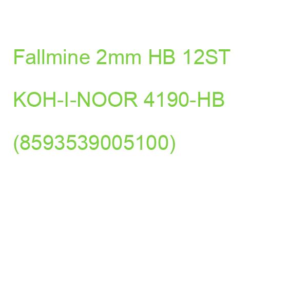Fallminen 2mm Härtegrad HB 12 Stück KOH-I-NOOR 4190-HB (8593539005100)