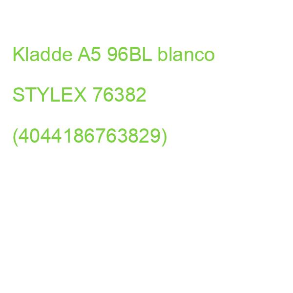Kladde A5, blanco 192 Seiten STYLEX 76382 (4044186763829)