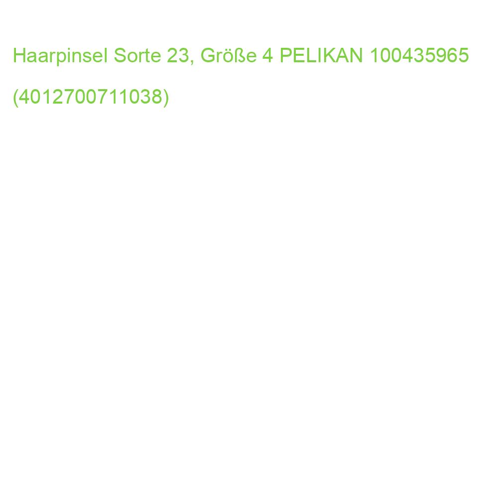 Haarpinsel Sorte 23, Größe 4 PELIKAN 100435965 (4012700711038)