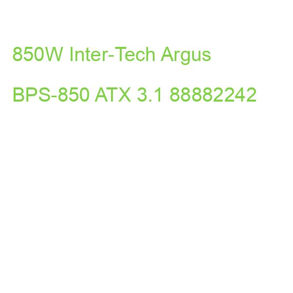 850W Inter-Tech Argus BPS-850 ATX 3.1 88882242